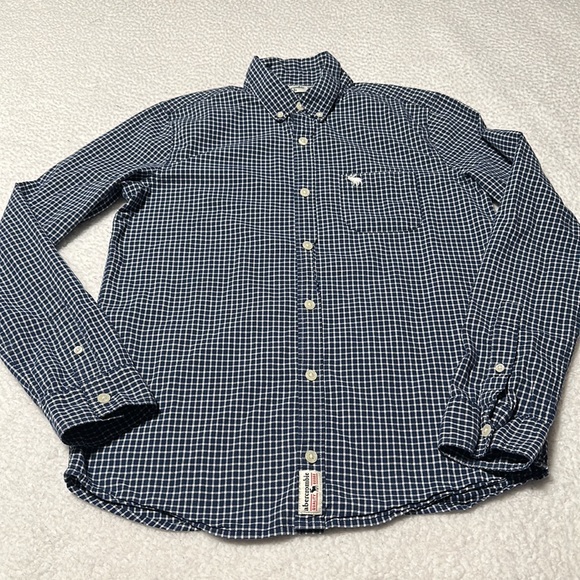 2 Abercrombie Kids Boys Checked Button-Ups, GUC, Size XL 15/16 (AK Sizing) - Picture 11 of 15